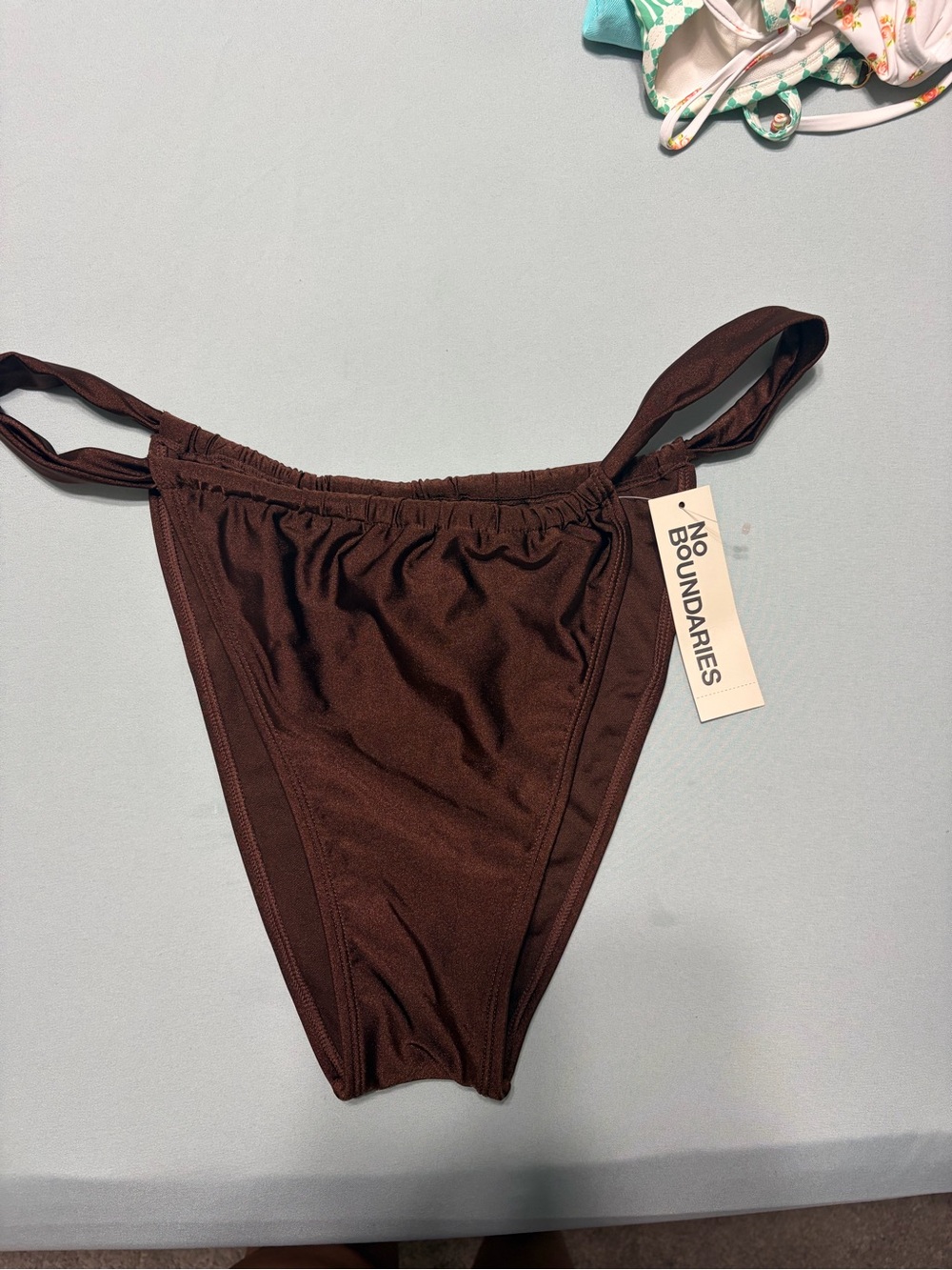 No Boundaries Chocolate Brown High-Leg Bikini Bottom